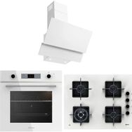 Ukinox Smart Serisi Beyaz Ankastre Set (SMART8801-ARES65-AZTEC60)
