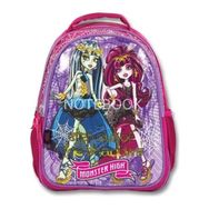 Ümit Çanta Monster High 1409 Okul Çantası Mor Pembe