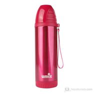 Umix 500 ml. Kırmızı Çelik İçli Matara