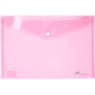 Umix Çıtçıtlı Şeffaf Pembe Eco 12'li Paket Zarf Dosya
