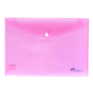 Umix U1120 Pembe Çıtçıtlı Şeffaf Zarf Dosya