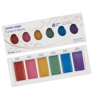 Ümraniye Hobi Sanat Zig Kuretake Gansai Tambi Gem Colors Mücevher Renkleri Sulu Boya 6 Renk