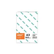 Umur A3 Gramajlı 160gr 1 Paket 250 Sayfa Fotokopi Kağıdı