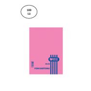 Umut 48x68 CM 130 GR Pembe 100'lü Fon Kartonu