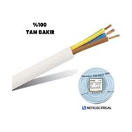 Ünal Kablo 3x1.5 Ttr - 20 Metre Çok Telli Kablo - Beyaz