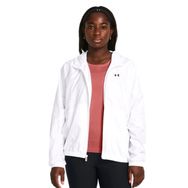 Under Armour 1382698-100 Rival Sport Windbreak Beyaz Günlük Stil Kadın Ceket
