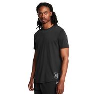 Under Armour 1386617-001 Run Anywhere Siyah Koşu Erkek T-Shirt