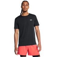 Under Armour 1386681-001 Launch Camo Siyah Koşu Erkek T-Shirt