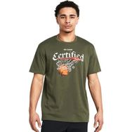 Under Armour 1387376-390 Heavyweight Yeşil Erkek T-shirt