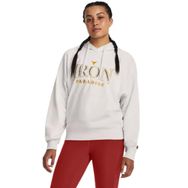 Under Armour Project Rock Everyday Terry Bej Kapüşonlu Kadın Sweatshirt