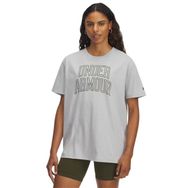 Under Armour Rival Campus Gri Oversize Kadın T-Shirt