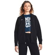 Under Armour Rival Fleece Kapüşonlu Fermuarlı Siyah Kadın Sweatshirt