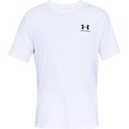 Under Armour Sportstyle Left Chest Ss Beyaz Erkek T-shirt