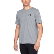 Under Armour Sportstyle Left Chest Ss Gri Erkek T-shirt