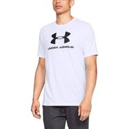 Under Armour Sportstyle Logo Beyaz Kısa Kollu Erkek Tişört