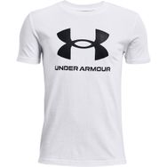 Under Armour Sportstyle Logo Ss Beyaz Erkek T-Shirt