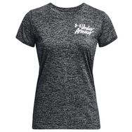 Under Armour Tech Twist Graphic SS Black Kadın T-shirt