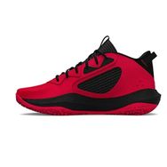 Under Armour UA Lockdown 6 Red Black White Erkek Basketbol Ayakkabısı