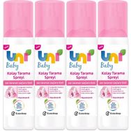 Uni Baby 200x4 Adet Zor Taranan Saçlara Özel Kolay Saç Tarama Spreyi