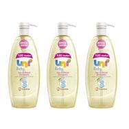 Uni Baby 3'lü 900 ml Boyasız Şampuan Saç Ve Vücut Şampuanı