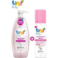 Uni Baby 700 ml Saç ve Vücut Şampuanı + 200 ml Kolay Tarama Spreyi