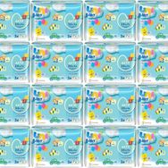 Uni Baby Aktif Oyna Öğren 52 Yaprak 48'li Set 2496 Yaprak 16PKx3 Islak Havlu