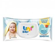 Uni Baby Aktif Sensitive 24+ Ay 52 Adet Bebek Islak Mendil