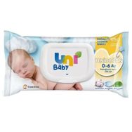 Uni Baby Yenidoğan 12'li 480 Yaprak Islak Pamuk Mendil