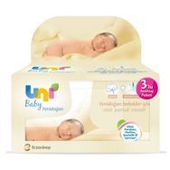 Uni Baby Yenidoğan 40x3'lü 120 Yaprak Islak Havlu Mendil
