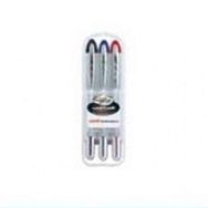 Uni-Ball Vision UB200 Mavi 0.8 mm 3'lü Roller Kalem