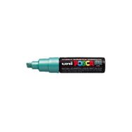 Uni PC-8K 8 mm Posca Kesik Uç Metalik Yeşil Boyama Markörü