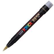 Uni PCF-350 Posca Altın 0.1-10 mm Fırça Uç Boyama Markörü