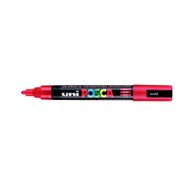 Uni POSCA PC-5M Kırmızı 1.8-2.5 mm Su Bazlı Poster Markörü
