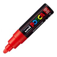 Uni POSCA PC-7M 4.5-5.5 mm Red 15 Su Bazlı Poster Marker Kalem