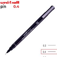 Uniball Pin Siyah 0.4 mm Teknik Çizim Kalemi