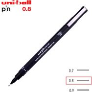 Uniball Pin Siyah 0.8 mm Teknik Çizim Kalemi