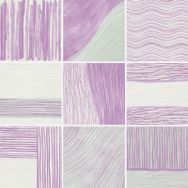 Unica Target Liquid Art Stormy Purple 20x20 cm Duvar Karosu