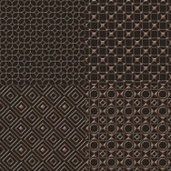 Unica Target Selection Brown on Black 60x60 cm Yer Duvar Karosu