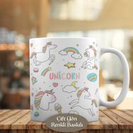 Unicorn Gökkuşağı Kupa Bardak