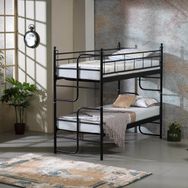 Unimet Armas Siyah 90x200 cm Metal Ranza