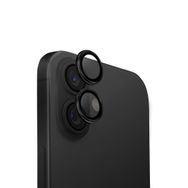 UNIQ OPX ALÜMİNYUM KAMERA LENS KORUYUCU iPhone 16 ve iPhone 16 Plus ile uyumlu, Gece Siyahı