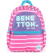 United Colors of Benetton 03750 Kız Çocuk Pembe Mor Okul Sırt Çantası