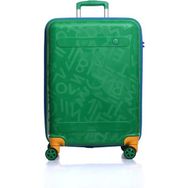United Colors Of Benetton 14BNT200-02-YSL Yeşil 70 cm Büyük Boy Unisex Bavul Valiz