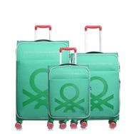 United Colors of Benetton 14BNT2200 Yeşil 3'lü Set Bavul