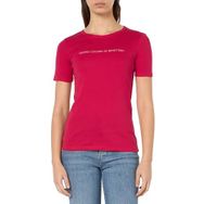 United Colors of Benetton 3GA2E16A2 Koyu Kırmızı Kadın T-Shirt