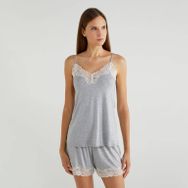 United Colors of Benetton 3U113H235 Gri Melanj Kadın Pijama