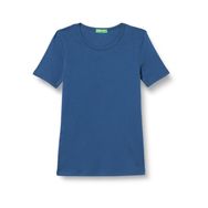 United Colors of Benetton Basic Kısa Kollu Bisiklet Yaka Lacivert S Kadın T-Shirt