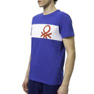 United Colors of Benetton BNT-M20470 Mavi Erkek T-shirt