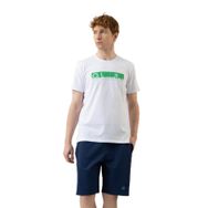 United Colors of Benetton BNT-M21196 Beyaz Erkek T-shirt