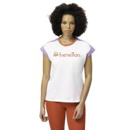 United Colors of Benetton BNT-W20377 Beyaz Kadın T-shirt